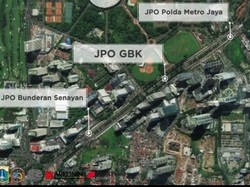 Pemprov DKI Mulai Revitalisasi Tiga JPO di Sudirman