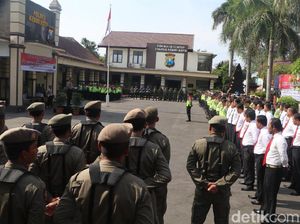 Amankan Pilkades Serentak, Polresta Kediri Terjunkan 674 Personel