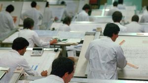 Suasana Kerja Zaman Old Saat  Program AutoCAD Belum Hadir