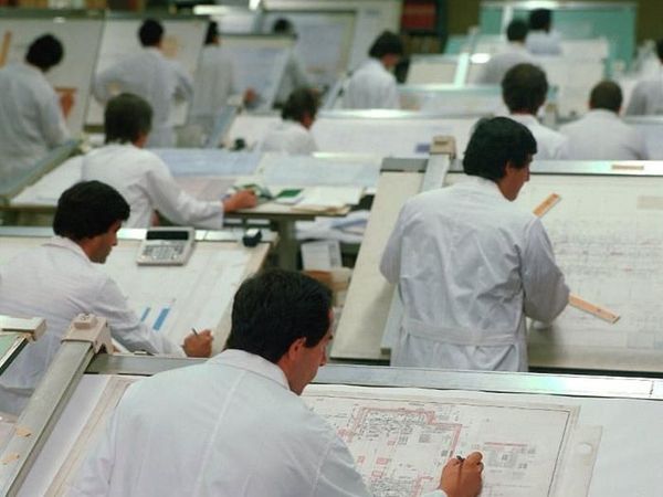 Suasana Kerja Zaman Old Saat  Program AutoCAD Belum Hadir