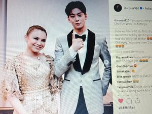 Rossa Foto Bareng Cha Eun Woo, Netizen: Gantengan Afgan