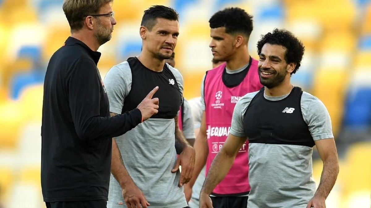 Mohamed Salah dan Dejan Lovren jadi sahabat kental di Liverpool (David Ramos/Getty Images)