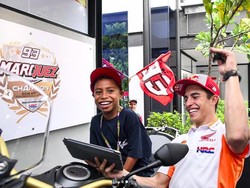 Tawa Marc Marquez Bertemu Bocah Komentator MotoGP dari Indonesia