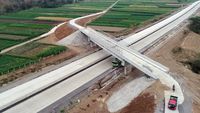 Keren, Penampakan Tol Salatiga-Kartasura dari Udara