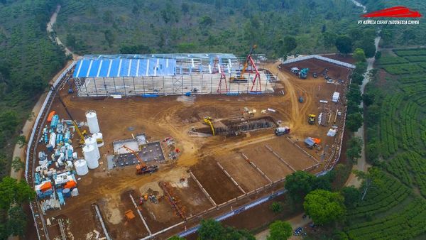 Ini Dia Tempat Produksi Beton Kereta Cepat JKT-BDG