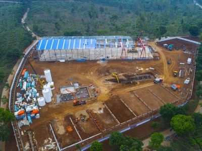 Ini Dia Tempat Produksi Beton Kereta Cepat JKT-BDG