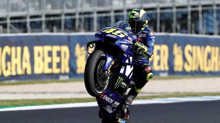 Valentino Rossi akan berusia 40 tahun di musim MotoGP 2019. Foto: Brandon Malone/Reuters
