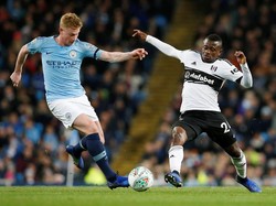 Selain Brahim Diaz, De Bruyne adalah penampil terbaik the Citizens. Pemain berusia 27 tahun itu membuat agresif dengan membuat 100 sentuhan, 12 umpan silang, empat tembakan, operan kunci. Manajer City Josep Guardiola pun tidak ragu memuji penampilannya. dan Foto: Reuters