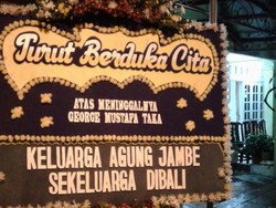 Suasana Rumah Duka George Mustafa Taka