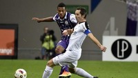 Salah satu pemain yang tengah naik daun di Liga Prancis adalah bek kanan Toulouse Kelvin Amian. Amian baru berusia 20 tahun. (PASCAL PAVANI / AFP)