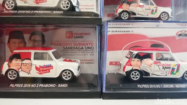 Keren, Ada Diecast Bertema Jokowi-Prabowo