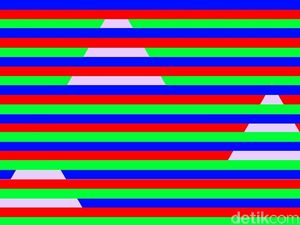 Ilusi Penangkal Ngantuk, Manakah yang Warnanya Paling Beda?