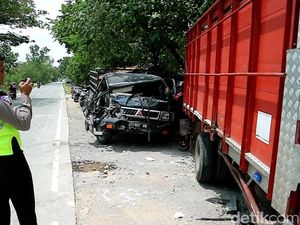 Pikap Tabrak Pejalan Kaki Hingga Tewas di Grobogan