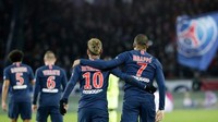 Paris Saint-Germain begitu produktif dengan 90 gol pada musim ini. Foto: Geoffroy Van der Hasselt/AFP Photo