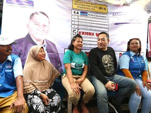 Caleg Krisna Murti Bersilaturahmi dengan Warga Tanjung Priok