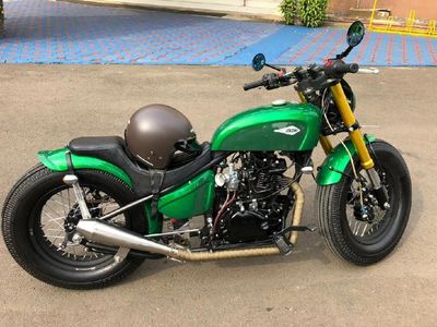 Ini Motor Modifikasi yang Ditunggangi Jokowi ke Pasar