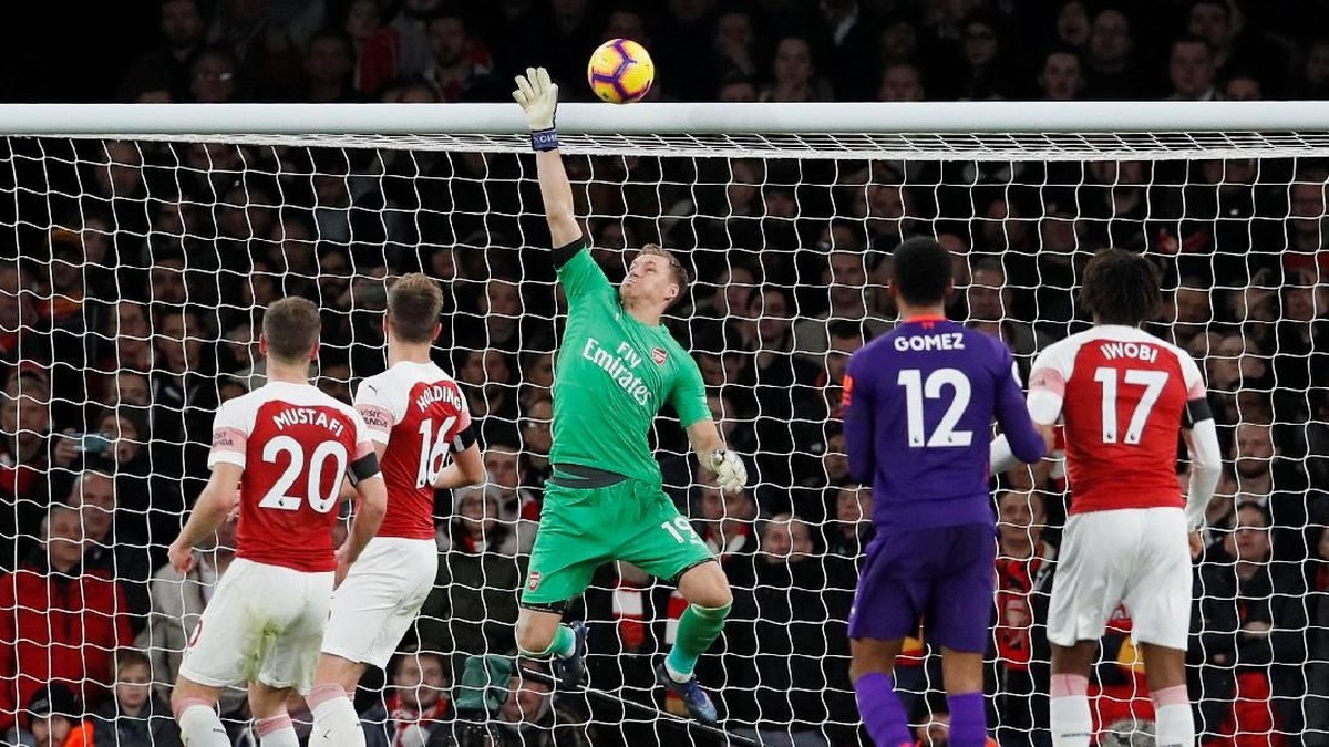 Kiper Arsenal, Bernd Leno. (Foto: David Klein/Reuters)