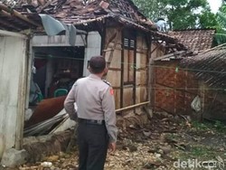 2 Kecamatan di Grobogan Diterjang Angin Kencang, 4 Rumah Roboh