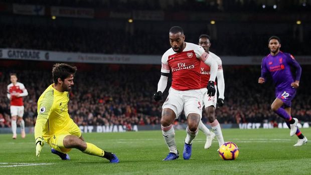 Hasil Arsenal Vs Liverpool: Duel di Emirates Berakhir 1-1