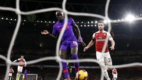 Liverpool sempat mencetak gol di babak pertama lewat Sadio Mane tapi dianulir wasit karena sudah terjebak offside lebih dulu. (Julian Finney/Getty Images)