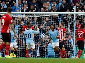 Hasil Liga Inggris: Manchester City Hajar Southampton 6-1