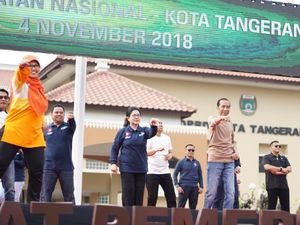 Rayakan Hari Kesehatan Nasional, Tangerang Senam Bareng Jokowi Rayakan Hari Kesehatan Nasional, Tangerang Senam Bareng Jokowi