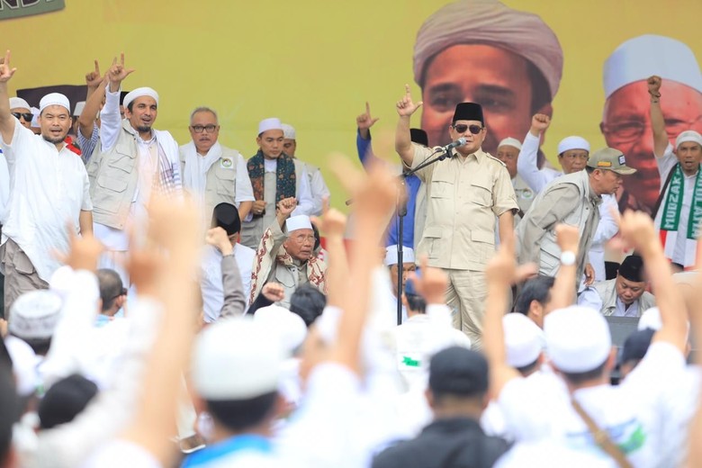 Hadiri Deklarasi Koppasandi, Prabowo: Terima Kasih Habib Rizieq!