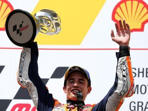 Pesta Juara Marc Marquez di Cervera Pesta Juara Marc Marquez di Cervera