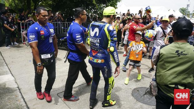 Valentino Rossi masih menjadi pebalap MotoGP paling terkenal.