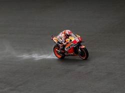 Jatuh karena Sial, Marquez Lega Masih Bisa Start di Posisi Lima