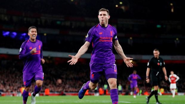 Sengit, Arsenal vs Liverpool Berakhir Imbang 1-1