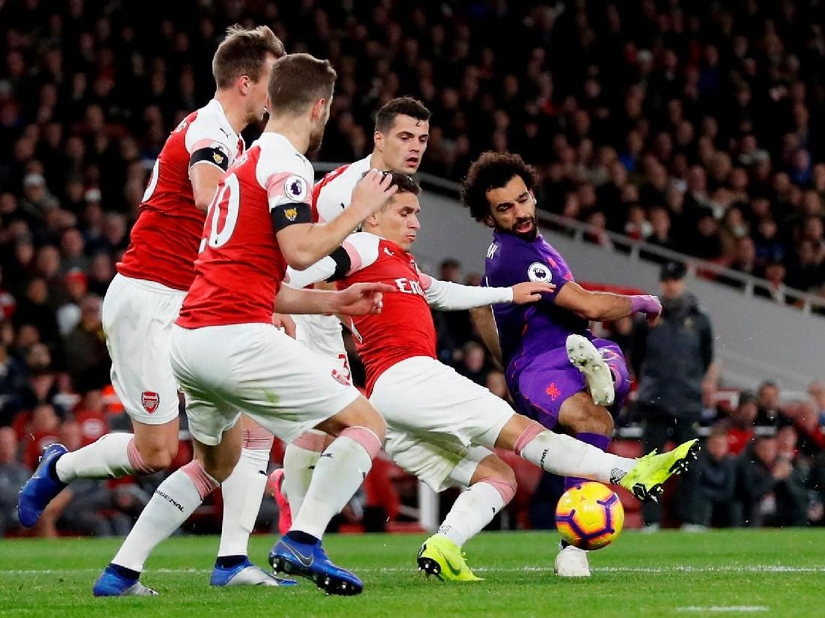 Arsenal vs Liverpool berakhir imbang 1-1 (Matthew Childs/Reuters)