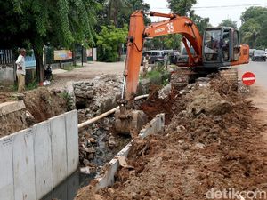 Ditargetkan Kelar Desember, Proyek Saluran Drainase Terus Dikebut Ditargetkan Kelar Desember, Proyek Saluran Drainase Terus Dikebut