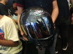Helm Lokal Laris Manis di IMOS 2018, Habiskan Sampai Dua Truk