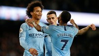 Dengan kemenangan ini, City naik ke puncak klasemen dengan 29 poin dari 11 laga. Mereka unggul dua angka atas Chelsea dan Liverpool. Foto: Andrew Yates/Reuters