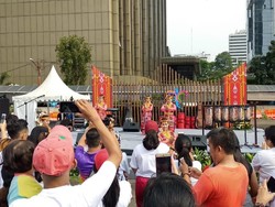 Begini Meriahnya Pesona Danau Toba di Car Free Day Jakarta