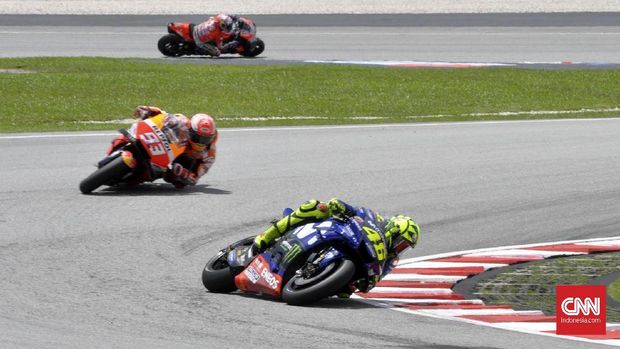 Marquez Tolak Jabat Tangan Rossi di MotoGP 2019