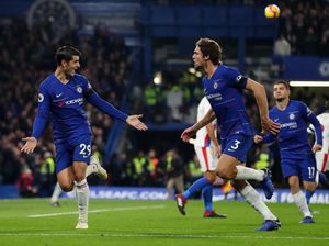 Hasil Chelsea vs Crystal Palace: Morata Dua Gol, The Blues Menang 3-1