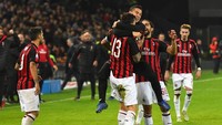 Pada akhirnya, gol MIlan tetap disahkan sang wasit. Satu-satunya gol itu memenangkan Milan di kandang Udinese. (Foto: Alessandro Sabattini/Getty Images)