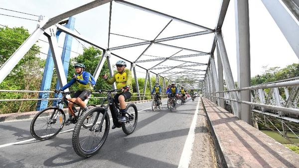 Keseruan BTN Tour de Borobudur