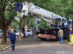 Jakabaring Perbaiki Venue yang Rusak Diterjang Angin dan Hujan