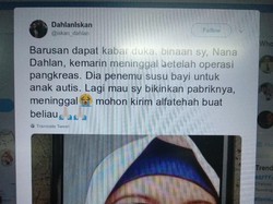 Viral! Dahlan Iskan Ungkapkan Bela Sungkawa untuk Penemu Susu Autis