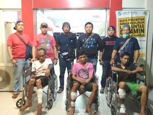 Ini Tampang 3 Orang Komplotan Begal Sadis Makassar yang Ditembak