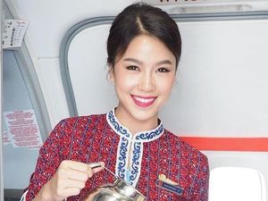 Terpikat Pesona Ratu Kecantikan Thailand yang Jadi Pramugari Lion Air