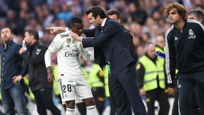 Pemain Real Madrid, Vinicius Junior. (Foto: Denis Doyle/Getty Images) Pemain Real Madrid, Vinicius Junior. (Foto: Denis Doyle/Getty Images)