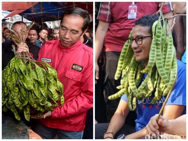 Adu Gaya Jokowi vs Sandiaga Blusukan ke Pasar