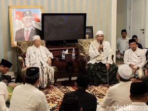 Maruf Amin Ditemui Ulama Se-Jakarta Timur di Rumah Pemenangan