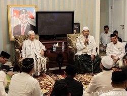 Maruf Amin Ditemui Ulama Se-Jakarta Timur di Rumah Pemenangan