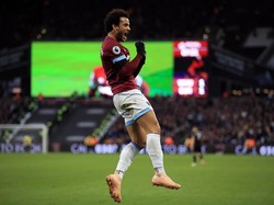 West Ham United memetik kemenangan 3-2 atas Crsytal Palace. Felipe Anderson menjadi kunci kemenangan dengan sumbangan satu gol dan satu assist. (Foto: Marc Atkins/Getty Images)