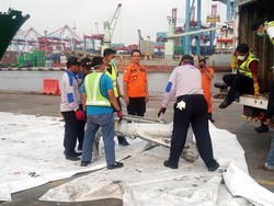 KNKT Bawa As Roda Lion PK-LQP ke Balai Teknologi di Priok